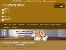 Tablet Screenshot of cbmovingandstorage.com